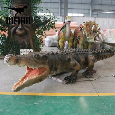 China Theme Park Dinosaur Park Simulation Crocodile Robot Animal for sale