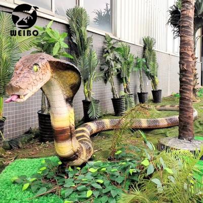 China Life Size Remote Control Animatronic Theme Park Snake for sale