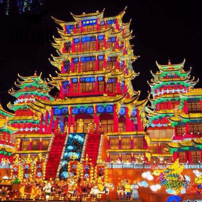 China Theme Park Zigong Lantern Festival Lantern Festival Decoration for sale