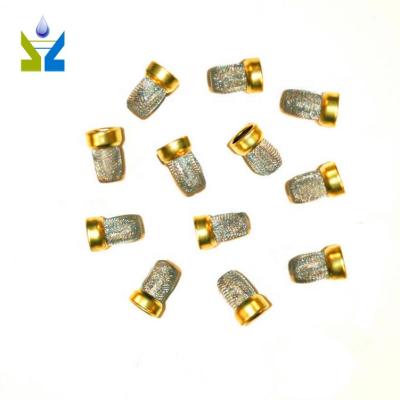 China Brass Edged Micro Fuel Injector Basket Filter For Diesel Injector Repair Kit F509A 14.3*8.7*3.8 mm 14.3 x 8.7 x 3.8 mm for sale