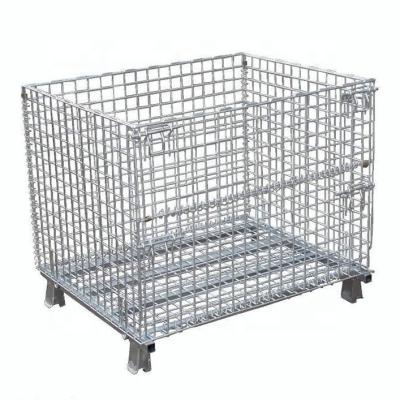 China Wholesale Viable Folding Wire Mesh Storage Metal Baskets for sale