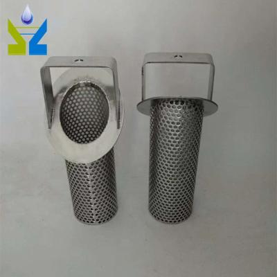 China Other Metal Slanted Filter Basket Perforated Tube With Handle for sale