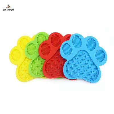 China Wholesales Viable Silicone Pet Food Feeding Bowl Pet Bowls Dog Feeding Dispenser Lick Mat For Small Animal for sale