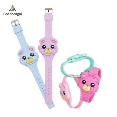 China Fashion. Sports Kids Watch Teenage Students Led Digital Watch Bear Cartoon Toys Watch for sale