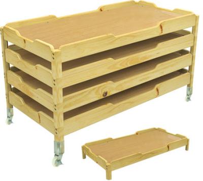 China kindergarten projects, kids wooden bed for primary school, daycare furniture sets for sale