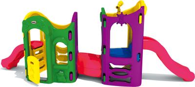 China plastic outdoor play house small children slide play set for toddler to play for sale