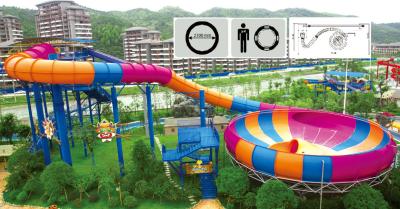 China spray water park family water space bowl slide for aqua theme park for sale