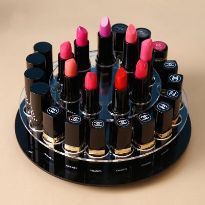 Китай Round shape lipstick acrylic PMMA cosmetic box display customize jewelry box продается