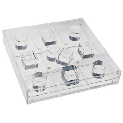 中国 JAYI Factory Custom Acrylic MaterIal kid Board Tic Tac Toe Game 販売のため