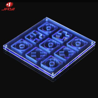 China JAYI factory custom made acrylic materIal colorful tic tac toe game for gift for sale