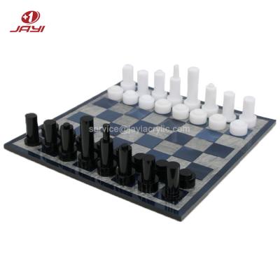 China JAYI factory custom luxurious acrylic table games international chess games for sale