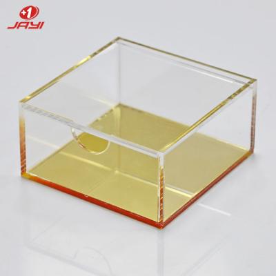 China JAYI Factory wholesale custom made clear acrylic storage box for sale