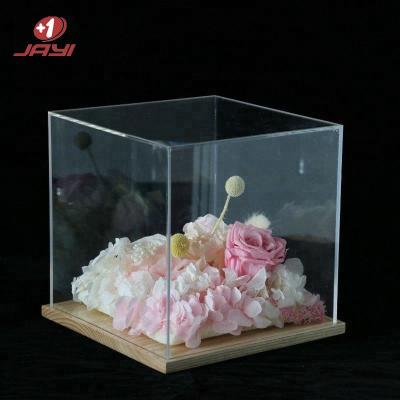 China BSCI factory Custom made square counter perspex display box for sale