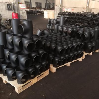 China CARBON STEEL PIPE BUTT WELD CARBON STEEL REDUCING EQUAL TEE for sale