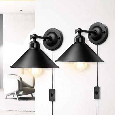 China Retro Retro Iron Swing Arm Industrial Wall Light Fixture for sale