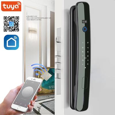 China Tuya Smart Wireless Lock Aluminum Alloy WiFi Fingerprint Password RFID Card Key App Unlock Newcomer C01 for sale