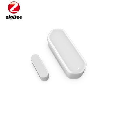 China Tuya Smart Zigbee Door Sensor Door Open/Closed Detectors Zigbee Home Alarm Compatible with Alexa Google Home Tuya APP ZBDS01 for sale