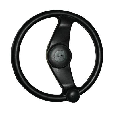 China Non-standard OEM Customize Polyurethane Integral Skin Foam Steering Wheel For Forklift Golf Car Loader for sale