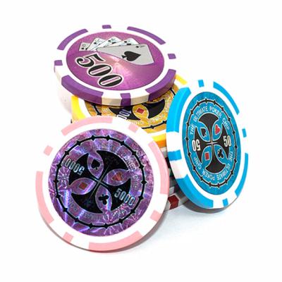 China Casino Gambling Beautiful ABS Chips For Card Game High Quality Poker Chips For Sale As Reasonable Price On Instant Sale for sale