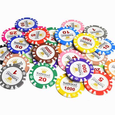 China Poker Chips Available Customizing Clay Double Color Clay Chips Texas Hold'em Chips For Board Game for sale