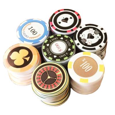 China Wholesale Custom Colored Acrylic Casino Chips Customized MM Poker Chips For Playing Games for sale