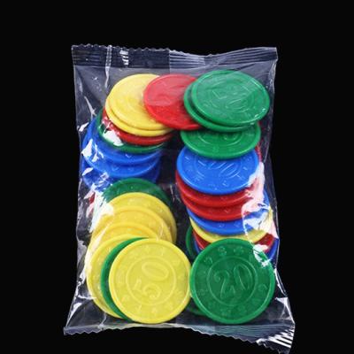 China Casino Playing Poker Custom Printed ABS Chips Casino Poker Chips Set Mini Button for Casino Poker Games for sale