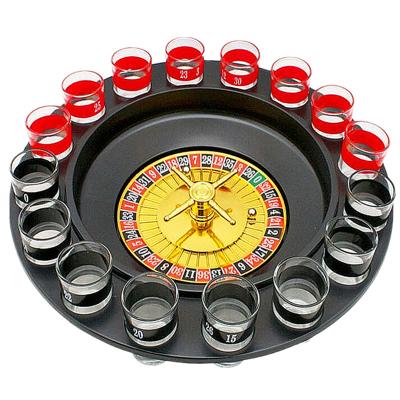 China 16 Holes Drinking Roulette Russian Roulette Wheel For Doing Or Drinking Party Game In Bar, KTV And Party for sale