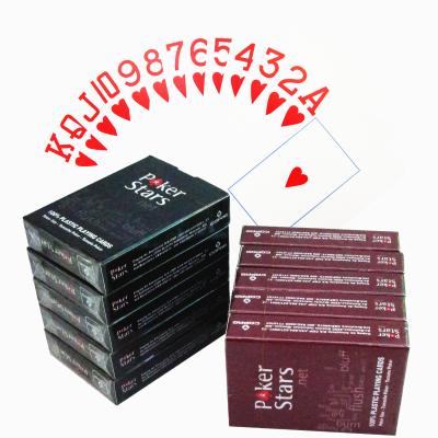 China Waterpoof+Clearing Printing 100% Waterproof PVC Plastic Poker Card High Quality Poker Top Deck For Card Game for sale