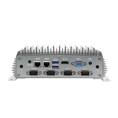 China 7th Gen i3-7100u/i5-7200u/i7-7500u Mini PC Industrial CPU PC Computer with Cooling System Fanless Mini PC 209.4*122.5*70.6mm for sale