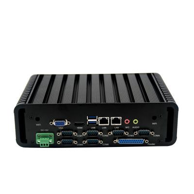 China Intel mini core i3 i5 i7 vehicle PC 8gb RAM 128gb RAM 128gb SSD 500g HDD dual LAN car computer with power cord and pcie slot X-BOX-HU for sale