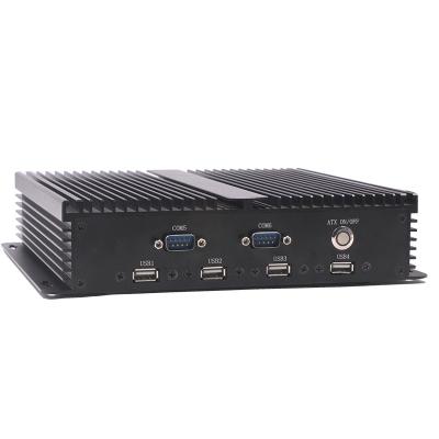 China Fanless Embedded Mini PC 2nd, 3rd, i7, i5, i3 core / celeron BGA industrial computer with 2*mPCIe slots 215*210*55mm for sale