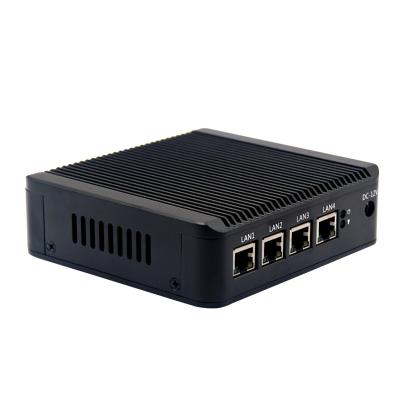 China pfsense Fanless Firewall Mini PC Firewall J1900 Mini PC with 4 Ethernet Motherboard NBOX-C7r for sale