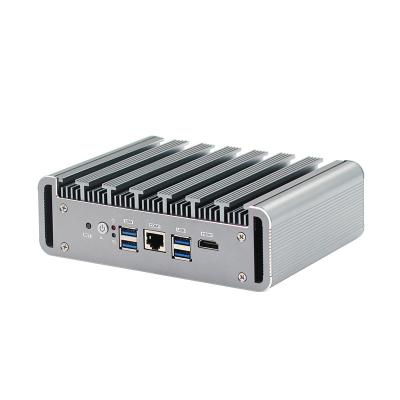 China i3 mini PC with 6* Intel gigabit LAN and i3-6100U serial port processor onboard to build powerful advanced router firewall 178.3*125.7*55mm for sale