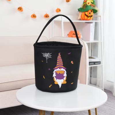 China Fashionale Cute Children's Candy Round Halloween Pumpkin Bucket Bag for sale