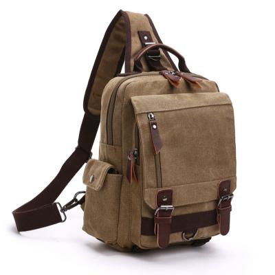 China With USB High Quality Vintage Canvas School Men's Travel Bags Large Capacity Laptop Backpack Bag for sale