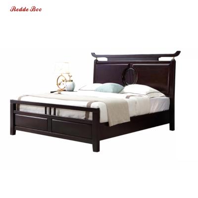 China Convertible soft solid wood queen bed with two nightstands, freestanding mattress for living room 91635 for sale