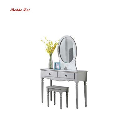 China (Other) Modern Designer Adjustable Dressing Table With Lighted And Stool Bedroom Furniture for sale