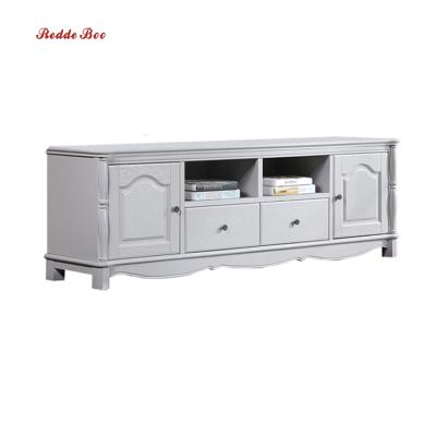 China Modern Designed White Tv Stand And Center Table With Storage Living Room Furniture for sale