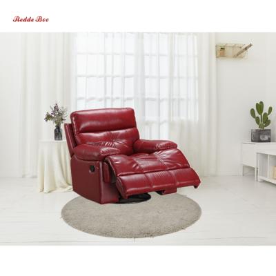 China Red Leather Massage Theater Furniture Recliner Sofa Set Home Luxury Home Cinema Recliner Sofa for sale