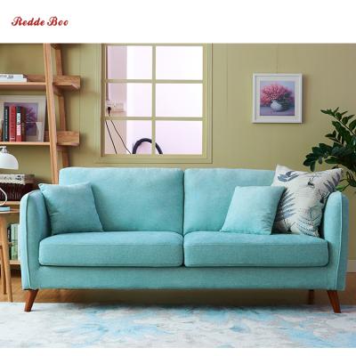 China New Arrival American Style Living Room Fabric KD Sofa (Other) Adjustable For Small Apartment 3607 for sale