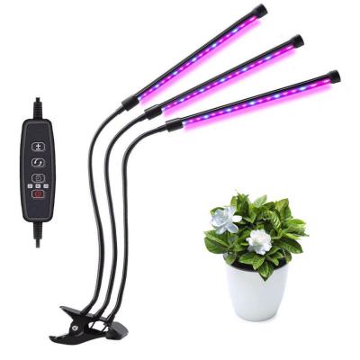 China Seed Starting New Arrival 2021 1 2 3 4 Full Spectrum 6W 12W 18W 24W LED Desktop Clip LED Head Plant Grow Light for sale