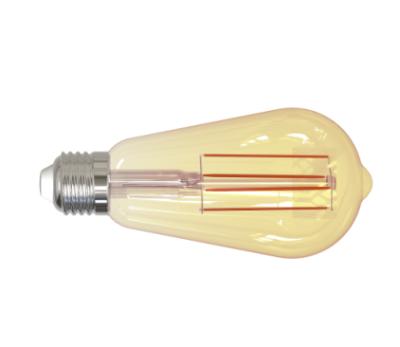 China Residential Smart Bulb Home 1800-2700K Wi-Fi Amber Smart Bulb ST64 e27 4.9w Filament Smart Bulb for sale