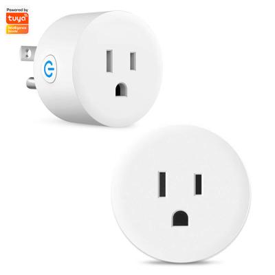 China Residential / General Purpose Mini Smart Home Plug Overload Protection Plugs AC 100~240V USA Smart Wifi Switches And Sockets for sale