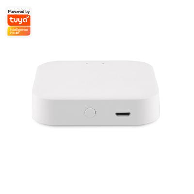 China Intelligent Smart Home Smart Home Tuya Control Connection Zigbee Transmission Protocol Gateway for sale