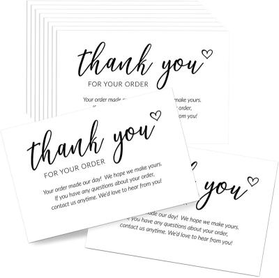 China Business.office.gift .promotion.etc extra large customized thank you order cards for any small business purchase for sale