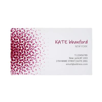 China Customized Printable Purple Wave Dot Shading Design Business Cards Business.office.gift .promotion.etc Premium Quality Business Cards For Company for sale