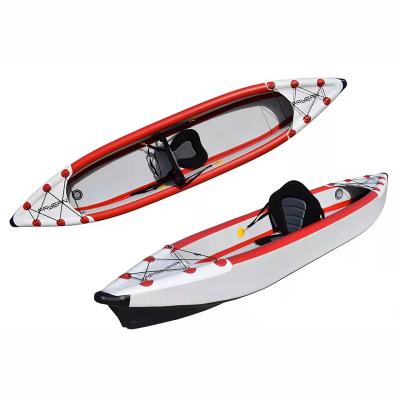 China 2022 Hot Selling Inflatable Kayak/Lake Kayak Canoe Sea - River - Ocean Fishing Inflatable Boat For Water Sports for sale