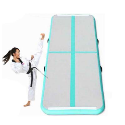 China Non-jumping custom logo water sports air track gym mat inflatable tumbling mat air track for sale and yoga for sale