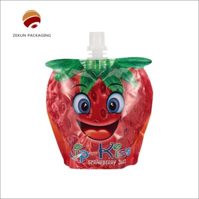 China Heat Seal Liquid Drinking Spout Pouch For Juice Bags for sale