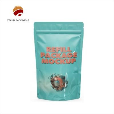 China Food Grade Heat Seal Zip Lock Stand Up Bag PET Packaging Customized for sale